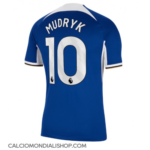Maglie da calcio Chelsea Mykhailo Mudryk #10 Prima Maglia 2023-24 Manica Corta